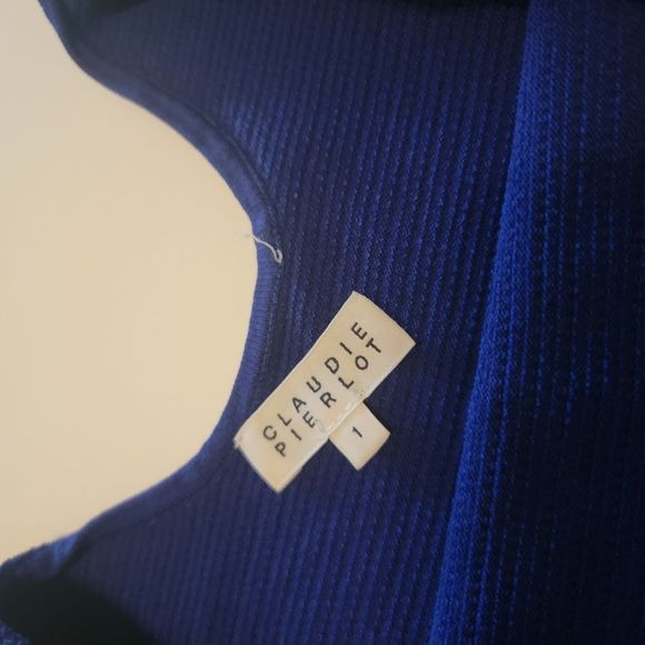 Claudia Pierlot Ribbed Sleeveless Tank Top Knit Dress - Picture 7 of 12